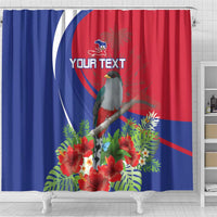 Personalized Hispaniolan Trogon Haiti Shower Curtain Sporty Style - Wonder Print Shop