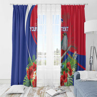 Personalized Hispaniolan Trogon Haiti Window Curtain Sporty Style - Wonder Print Shop