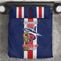 Cape Verde Football Bedding Set Tubaroes Azuis World Cup 2026 - Wonder Print Shop