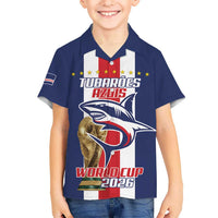 Cape Verde Football Family Matching Summer Maxi Dress and Hawaiian Shirt Tubaroes Azuis World Cup 2026 - Wonder Print Shop