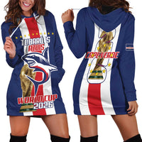 Cape Verde Football Hoodie Dress Tubaroes Azuis World Cup 2026 - Wonder Print Shop