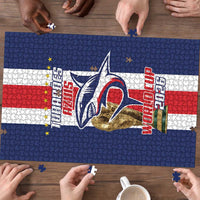 Cape Verde Football Puzzle Tubaroes Azuis World Cup 2026 - Wonder Print Shop