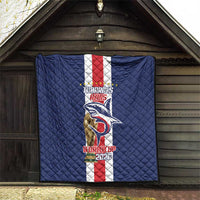 Cape Verde Football Quilt Tubaroes Azuis World Cup 2026 - Wonder Print Shop