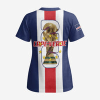 Cape Verde Football Scrub Top Tubaroes Azuis World Cup 2026 - Wonder Print Shop