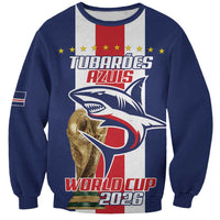 Cape Verde Football Sweatshirt Tubaroes Azuis World Cup 2026 - Wonder Print Shop