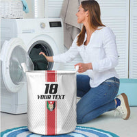 Custom Jordan Heritage Football Laundry Basket Al Nashama Sporty Style - Wonder Print Shop