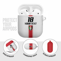 Custom Jordan Heritage Football AirPods Case Al Nashama Sporty Style - Wonder Print Shop