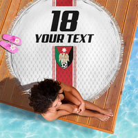 Custom Jordan Heritage Football Beach Blanket Al Nashama Sporty Style - Wonder Print Shop