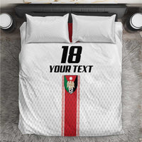 Custom Jordan Heritage Football Bedding Set Al Nashama Sporty Style - Wonder Print Shop