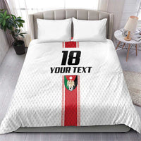 Custom Jordan Heritage Football Bedding Set Al Nashama Sporty Style - Wonder Print Shop