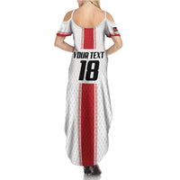 Custom Jordan Heritage Football Family Matching Summer Maxi Dress and Hawaiian Shirt Al Nashama Sporty Style - Wonder Print Shop