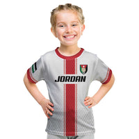 Custom Jordan Heritage Football Kid T Shirt Al Nashama Sporty Style - Wonder Print Shop