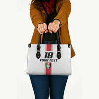 Custom Jordan Heritage Football Leather Bag Al Nashama Sporty Style - Wonder Print Shop