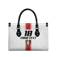 Custom Jordan Heritage Football Leather Bag Al Nashama Sporty Style - Wonder Print Shop