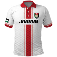 Custom Jordan Heritage Football Polo Shirt Al Nashama Sporty Style - Wonder Print Shop