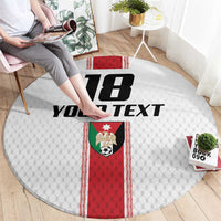 Custom Jordan Heritage Football Round Carpet Al Nashama Sporty Style - Wonder Print Shop