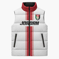 Custom Jordan Heritage Football Sleeveless Puffer Jacket Al Nashama Sporty Style - Wonder Print Shop