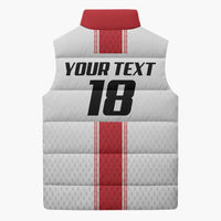 Custom Jordan Heritage Football Sleeveless Puffer Jacket Al Nashama Sporty Style - Wonder Print Shop