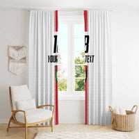 Custom Jordan Heritage Football Window Curtain Al Nashama Sporty Style - Wonder Print Shop