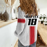 Custom Jordan Heritage Football Women Casual Shirt Al Nashama Sporty Style - Wonder Print Shop