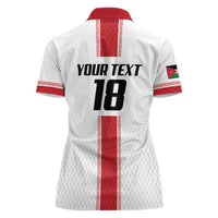 Custom Jordan Heritage Football Women Polo Shirt Al Nashama Sporty Style - Wonder Print Shop