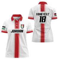 Custom Jordan Heritage Football Women Polo Shirt Al Nashama Sporty Style - Wonder Print Shop