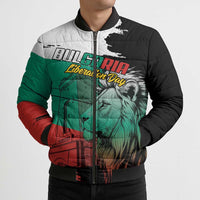 Bulgaria Liberation Day Personalized Bomber Puffer Jacket Bulgarian Lion National Pride Patriotic