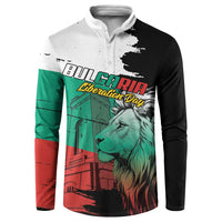 Bulgaria Liberation Day Personalized Button Sweatshirt Bulgarian Lion National Pride Patriotic