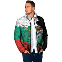 Bulgaria Liberation Day Personalized Padded Jacket Bulgarian Lion National Pride Patriotic