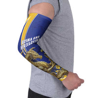 Bosnia and Herzegovina Independence Day Personalized Arm Sleeves Medieval Dragon Fleur-de-Lis Patriotic