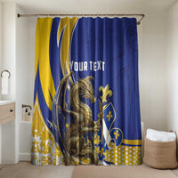 Bosnia and Herzegovina Independence Day Personalized Bathroom Set Medieval Dragon Fleur-de-Lis Patriotic
