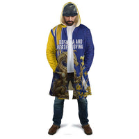 Bosnia and Herzegovina Independence Day Personalized Cloak Medieval Dragon Fleur-de-Lis Patriotic