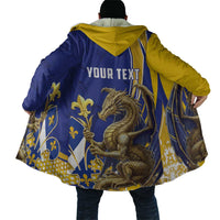 Bosnia and Herzegovina Independence Day Personalized Cloak Medieval Dragon Fleur-de-Lis Patriotic
