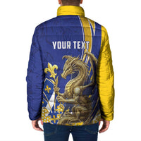 Bosnia and Herzegovina Independence Day Personalized Padded Jacket Medieval Dragon Fleur-de-Lis Patriotic