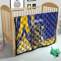 Bosnia and Herzegovina Independence Day Personalized Quilt Medieval Dragon Fleur-de-Lis Patriotic