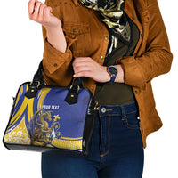 Bosnia and Herzegovina Independence Day Personalized Shoulder Handbag Medieval Dragon Fleur-de-Lis Patriotic
