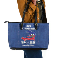 Haiti Football Leather Tote Bag Nou Retounen Anko 1974-2026