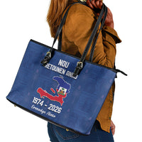 Haiti Football Leather Tote Bag Nou Retounen Anko 1974-2026