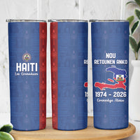 Haiti Football Skinny Tumbler Nou Retounen Anko 1974-2026