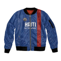 Haiti Football Sleeve Zip Bomber Jacket Nou Retounen Anko 1974-2026