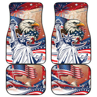 United States Fourth Of July Car Mats Eagle Dead With American Flag