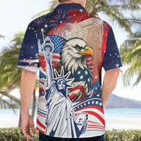 United States Fourth Of July Hawaiian Shirt Eagle Dead With American Flag