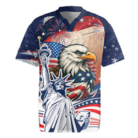 United States Fourth Of July Rugby Jersey Eagle Dead With American Flag