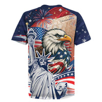 United States Fourth Of July Rugby Jersey Eagle Dead With American Flag