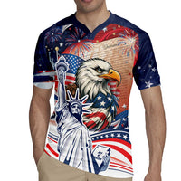 United States Fourth Of July Rugby Jersey Eagle Dead With American Flag