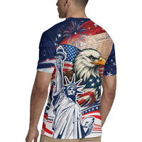 United States Fourth Of July Rugby Jersey Eagle Dead With American Flag