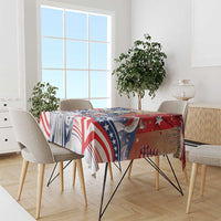 United States Fourth Of July Tablecloth Eagle Dead With American Flag