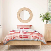 Danish National Flag Day Bedding Set Coat Of Arms With Map