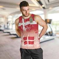 Danish National Flag Day Men Tank Top Coat Of Arms With Map
