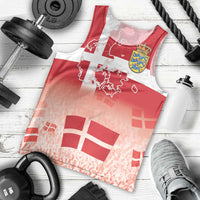 Danish National Flag Day Men Tank Top Coat Of Arms With Map